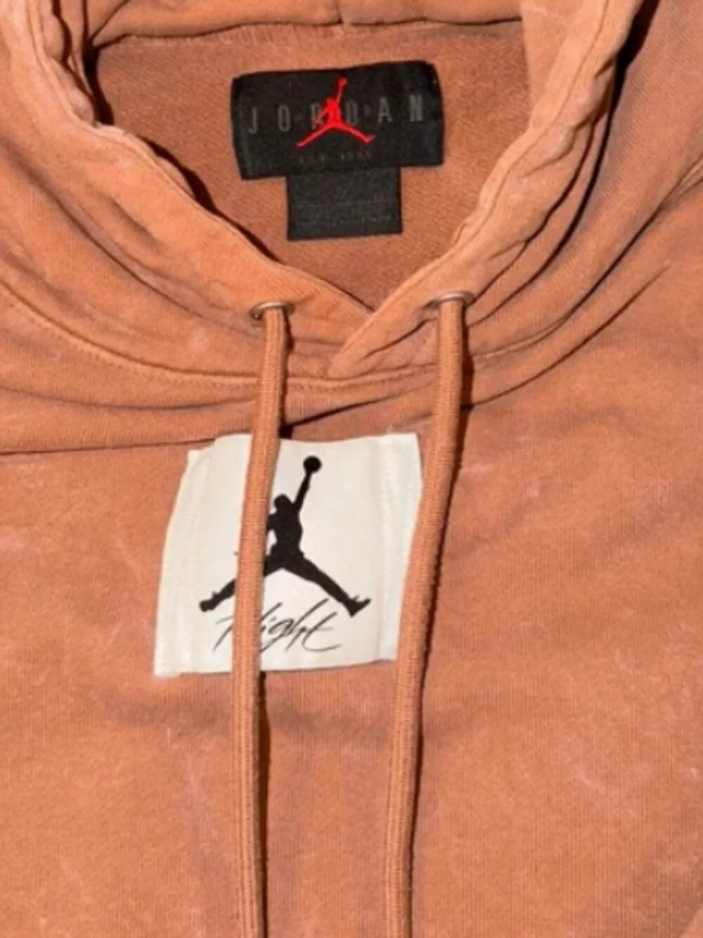 Air Jordan Washed Fleece Pullover Hoodie Mineral Clay